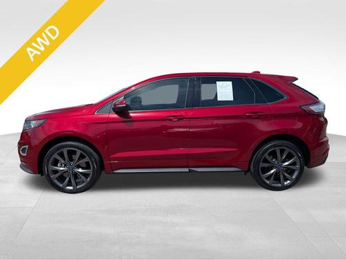 Ruby Red Metallic 2017 Ford Edge Sport