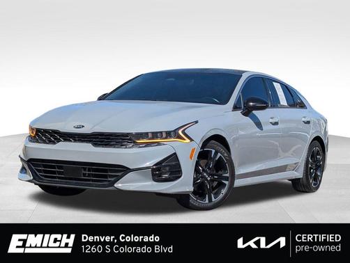 Wolf Gray 2021 Kia K5 GT-Line