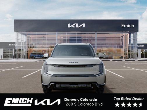 Ivory Silver 2026 Kia EV9 Land