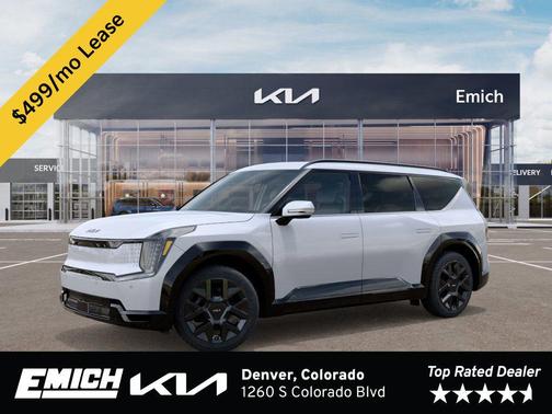 Glacial White Pearl 2026 Kia EV9 Land