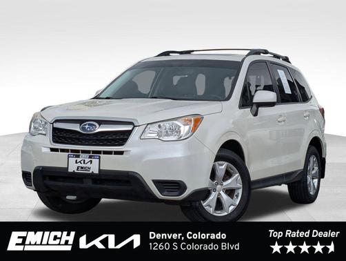 Satin White Pearl 2015 Subaru Forester 2.5i Premium