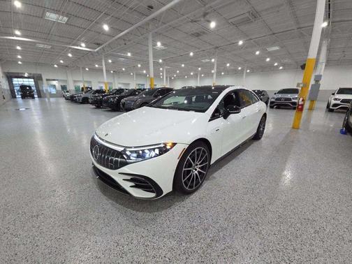 Polar White 2023 Mercedes-Benz AMG EQS 4MATIC+
