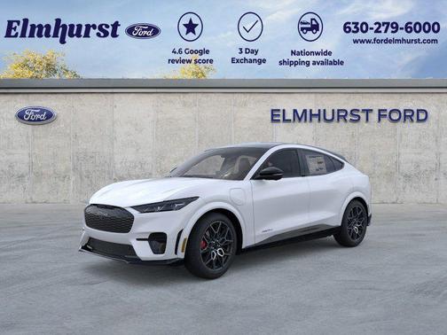 Star White Metallic Tri-Coat 2025 Ford Mustang Mach-E GT