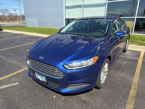 Deep Impact Blue 2016 Ford Fusion SE