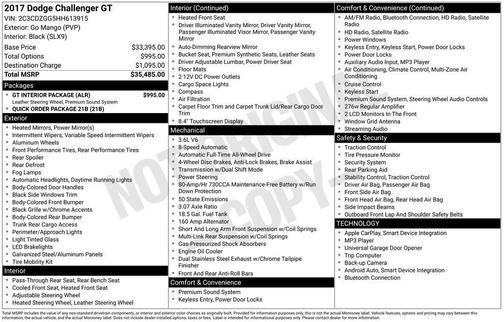 2017 Dodge Challenger GT