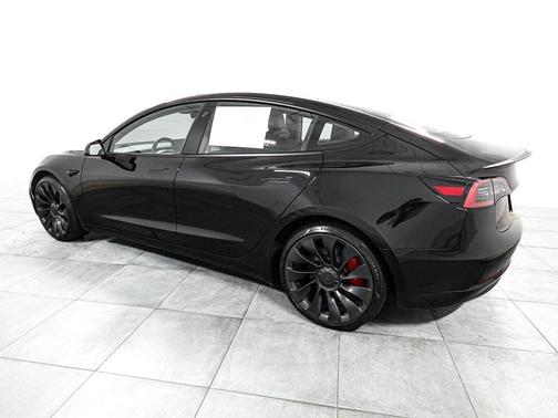 Solid Black 2023 Tesla Model 3 Performance
