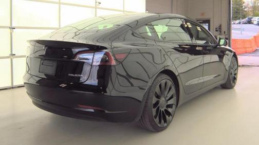 Solid Black 2023 Tesla Model 3 Performance
