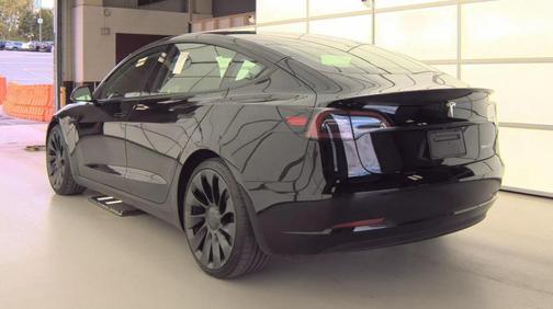 Solid Black 2023 Tesla Model 3 Performance