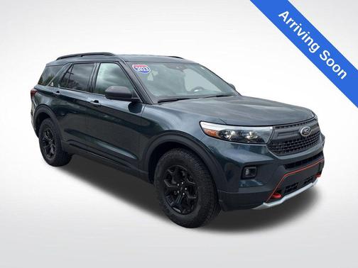 Stone Blue Metallic 2023 Ford Explorer Timberline