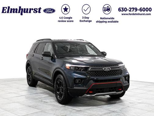 Stone Blue Metallic 2023 Ford Explorer Timberline