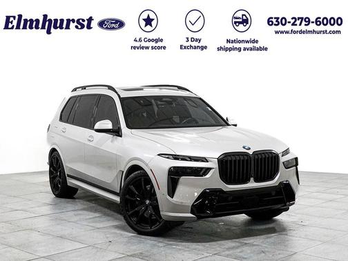 White Metallic 2024 BMW X7 xDrive40i