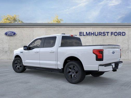 Oxford White 2025 Ford F-150 Lightning Flash