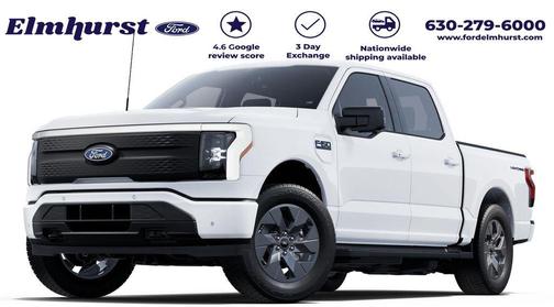 Oxford White 2025 Ford F-150 Lightning Flash