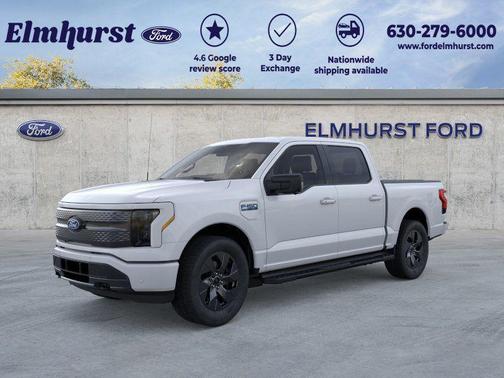 Oxford White 2025 Ford F-150 Lightning Flash