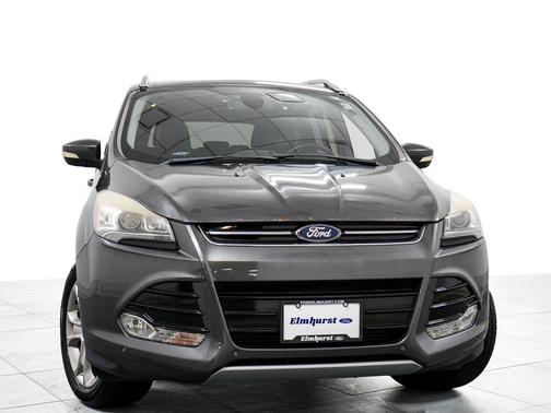 White Platinum Metallic Tri-Coat 2015 Ford Escape Titanium