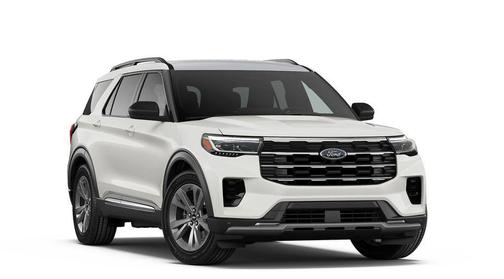 Star White Metallic Tri-Coat 2026 Ford Explorer Active