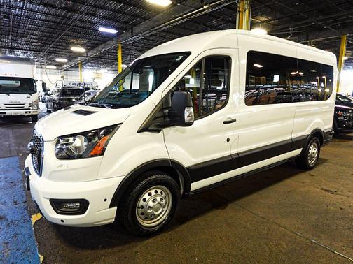 Oxford White 2024 Ford Transit-350 XLT