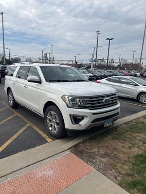 Star White Metallic Tri-Coat 2020 Ford Expedition Max Limited
