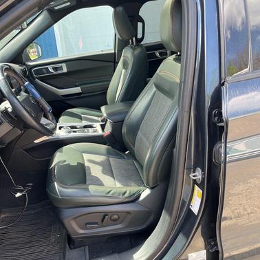 Stone Blue Metallic 2022 Ford Explorer Timberline
