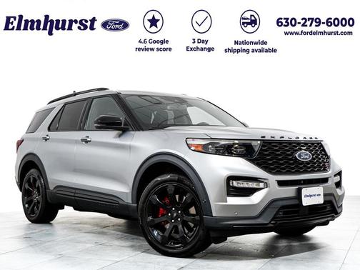 Iconic Silver Metallic 2021 Ford Explorer ST