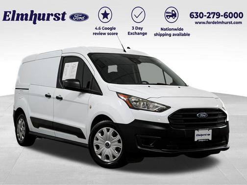 Frozen White 2020 Ford Transit Connect XL Cargo Van