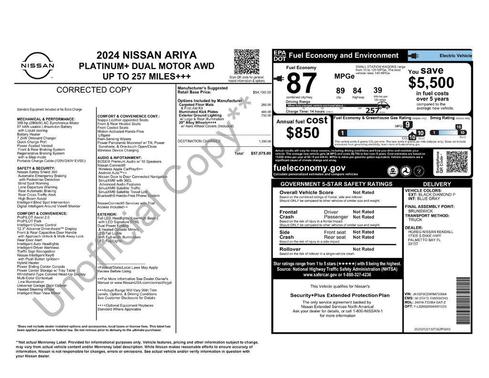 2024 Nissan ARIYA PLATINUM+