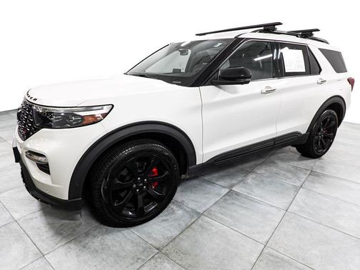 Star White Metallic Tri-Coat 2020 Ford Explorer ST