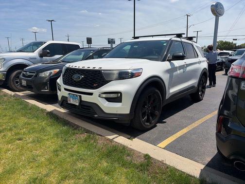 Star White Metallic Tri-Coat 2020 Ford Explorer ST