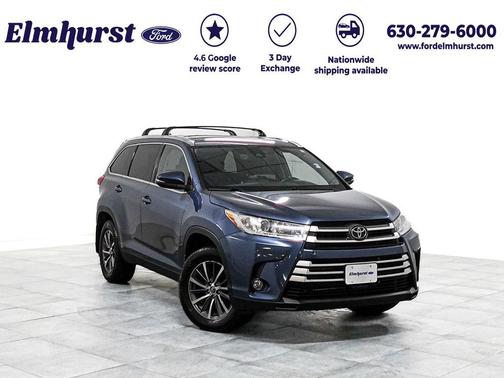 Shoreline Mist 2019 Toyota Highlander XLE