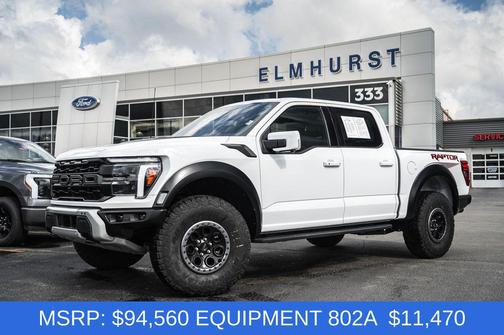 Oxford White 2025 Ford F-150 Raptor