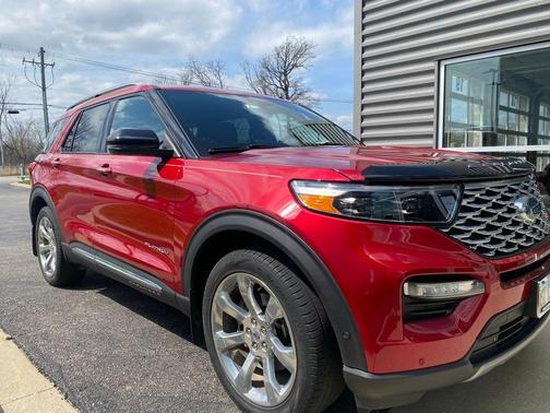Rapid Red Metallic Tinted Clearcoat 2020 Ford Explorer Platinum