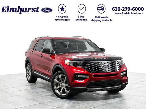 Rapid Red Metallic Tinted Clearcoat 2020 Ford Explorer Platinum