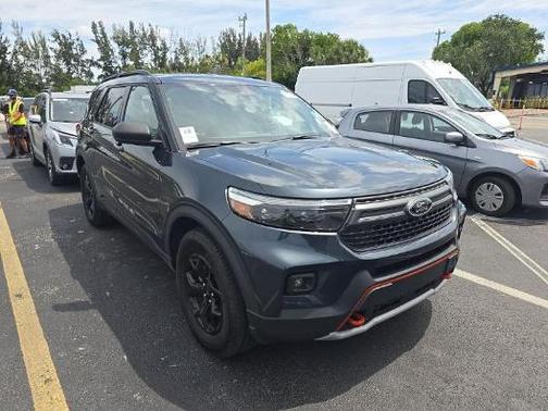 Stone Blue Metallic 2022 Ford Explorer Timberline
