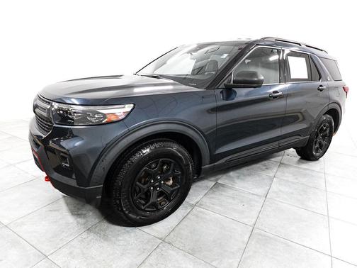 Stone Blue Metallic 2022 Ford Explorer Timberline
