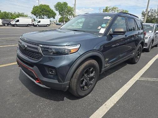 Stone Blue Metallic 2022 Ford Explorer Timberline