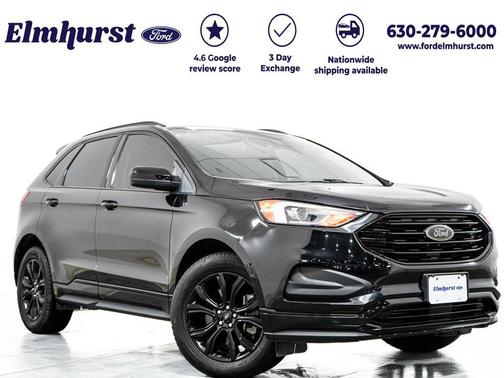 Agate Black Metallic 2022 Ford Edge SE