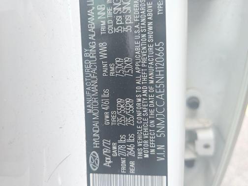 Quartz White 2022 Hyundai TUCSON SEL