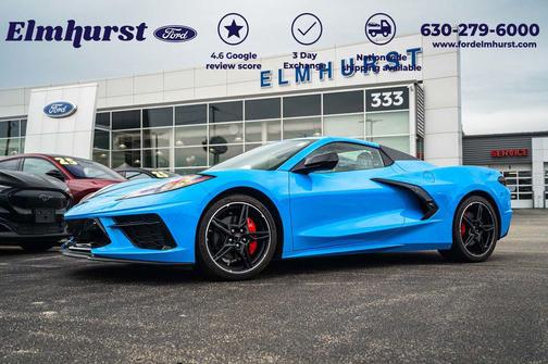 Rapid Blue 2021 Chevrolet Corvette Stingray w/2LT
