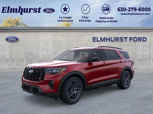 Rapid Red Metallic Tinted Clearcoat 2026 Ford Explorer ST