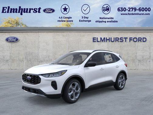 star white metallic tri-coat 2026 Ford Escape ST-Line