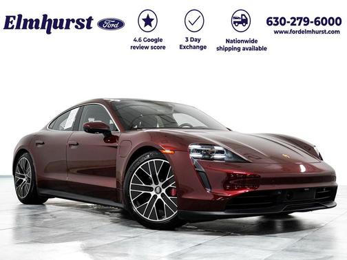 Cherry Metallic 2022 Porsche Taycan 4S