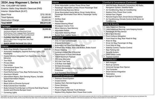 2024 Jeep Wagoneer L Series II 4x4