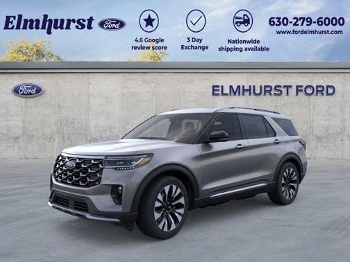Carbonized Gray Metallic 2026 Ford Explorer Platinum