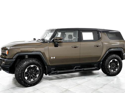 Aurora Blue 2025 GMC HUMMER EV SUV 3X