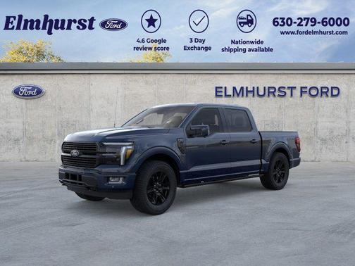 Antimatter Blue Metallic 2025 Ford F-150 Platinum