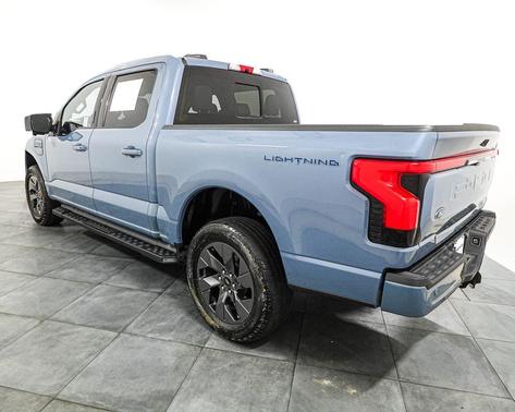 Azure Gray Metallic Tri-Coat 2023 Ford F-150 Lightning LARIAT