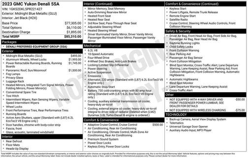 2023 GMC Yukon Denali