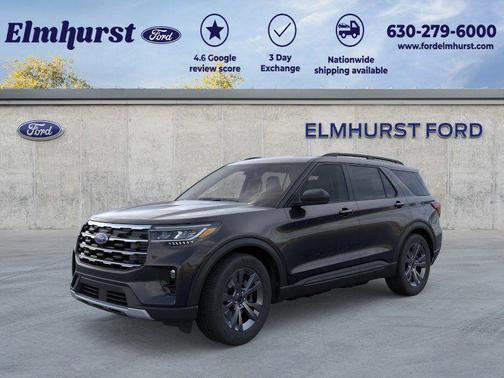 Agate Black Metallic 2026 Ford Explorer Active
