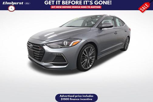 Galactic Gray Metallic 2018 Hyundai ELANTRA Sport Sedan