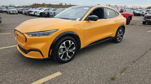 Cyber Orange Metallic Tricoat 2022 Ford Mustang Mach-E Premium